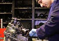 gearboxes being repaired at our sheffield gearbox reconditioning workshop